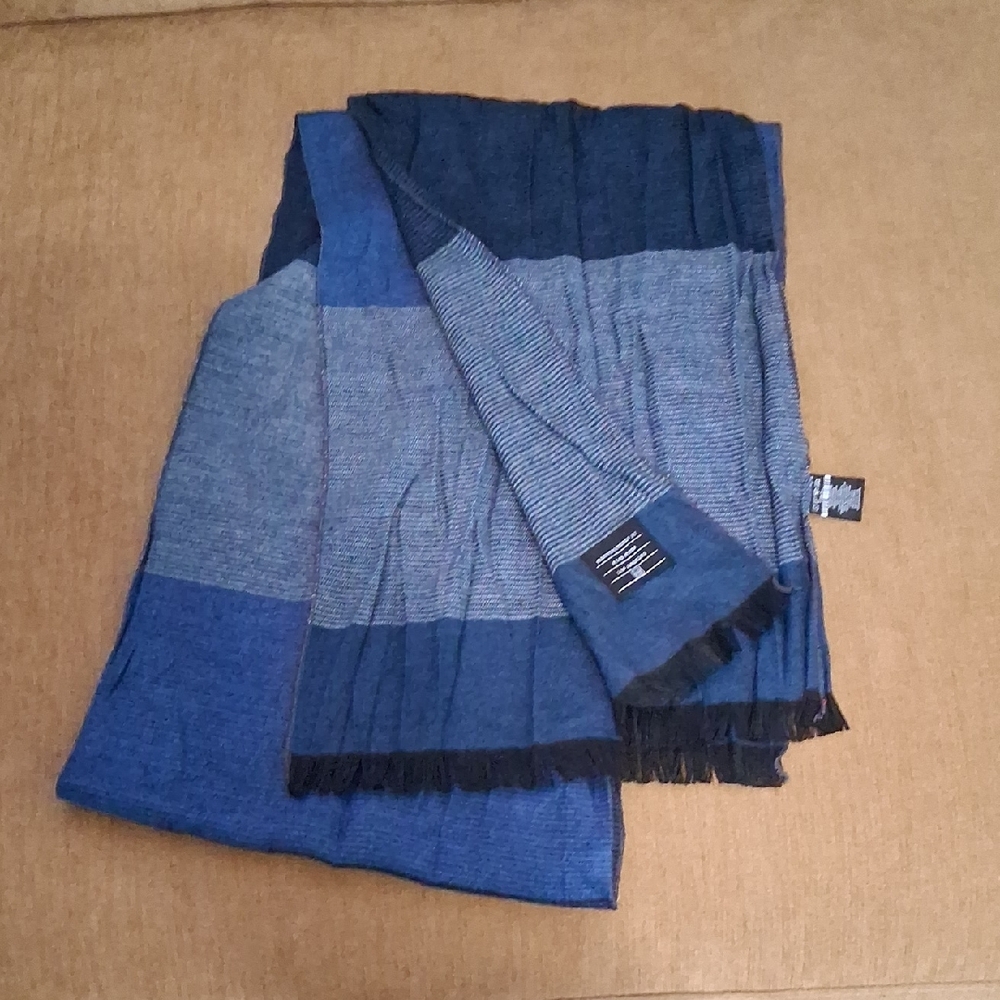 Five Four Denim Blue Textured Fabric